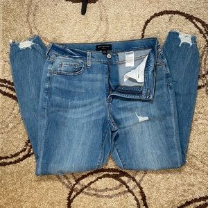 Banana Republic Distressed Skinny Jeans